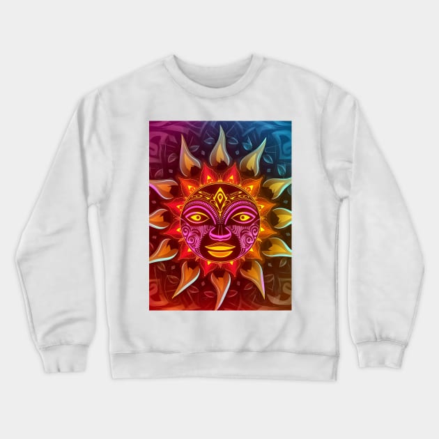 SUN FACE Crewneck Sweatshirt by likbatonboot